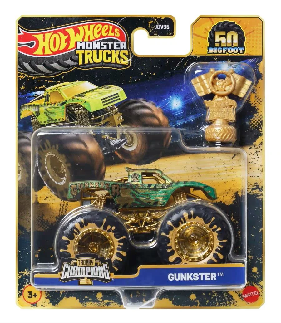 Машинка Hot Wheels Monster Trucks BIGFOOT (юбилейное издание), 1:64 foto