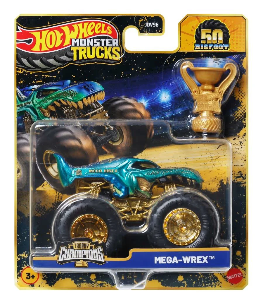 Машинка Hot Wheels Monster Trucks BIGFOOT (юбилейное издание), 1:64 foto