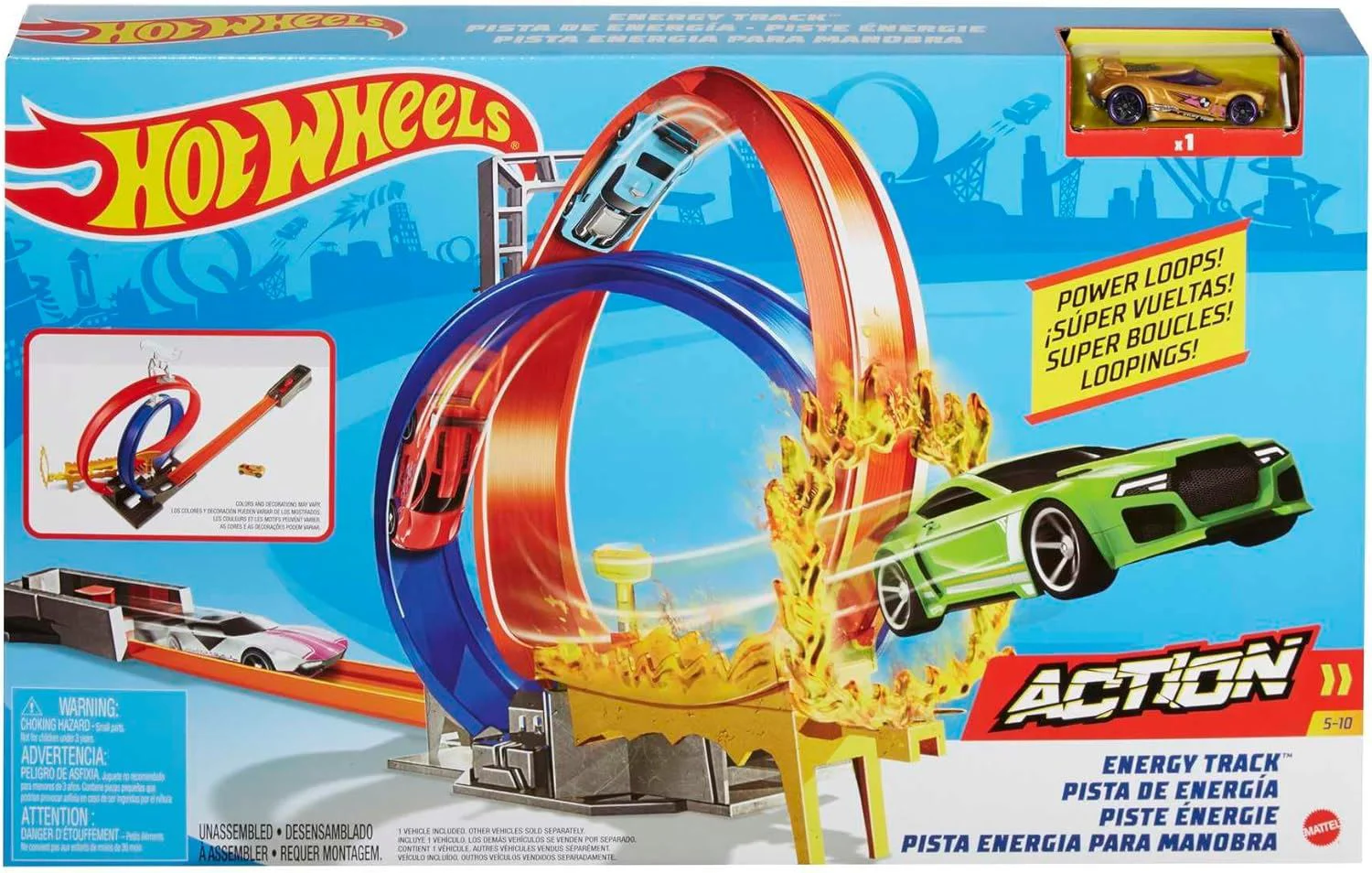 Set de joaca Hot Wheels "Energy Track" foto