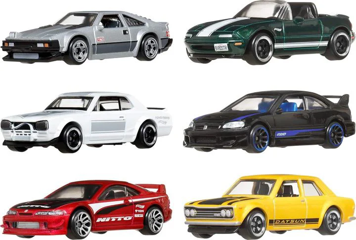 Set de masinute Hot Wheels "Strazile Japoniei", 1:64 foto