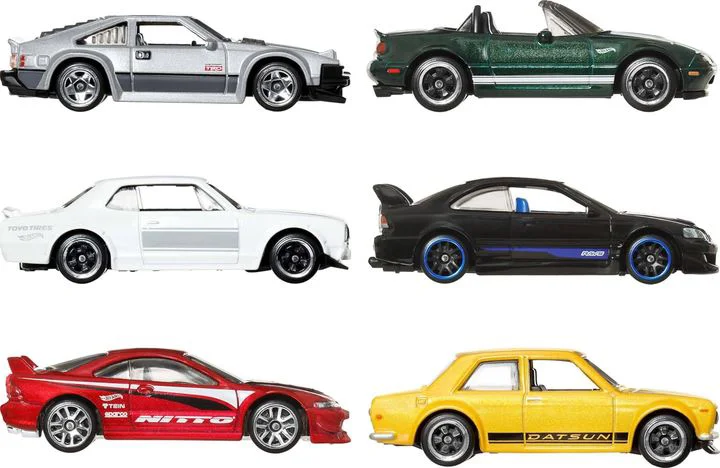 Set de masinute Hot Wheels "Strazile Japoniei", 1:64 foto