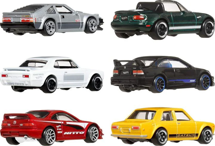 Set de masinute Hot Wheels "Strazile Japoniei", 1:64 foto