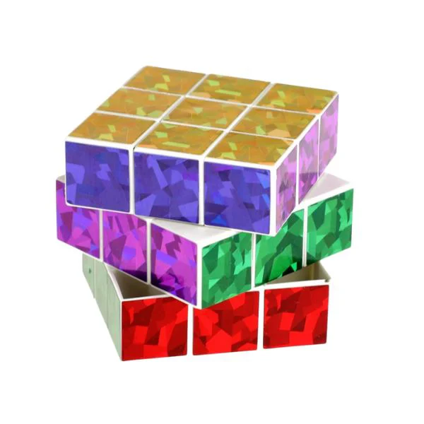 Cub Rubik cu sclipici Toi Toys foto