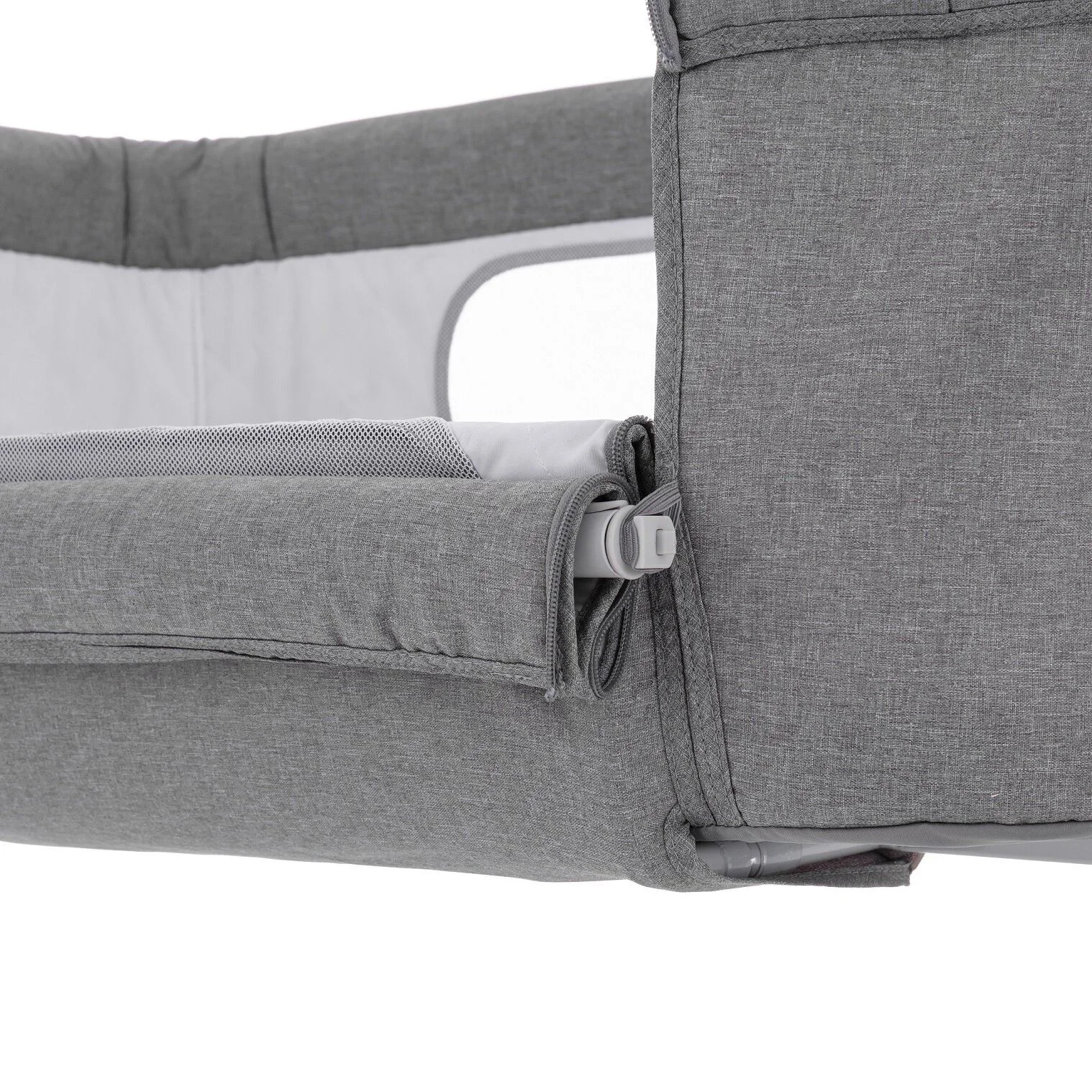 Patut co-sleeper pliabil 2 in 1 FEEDO Grey foto