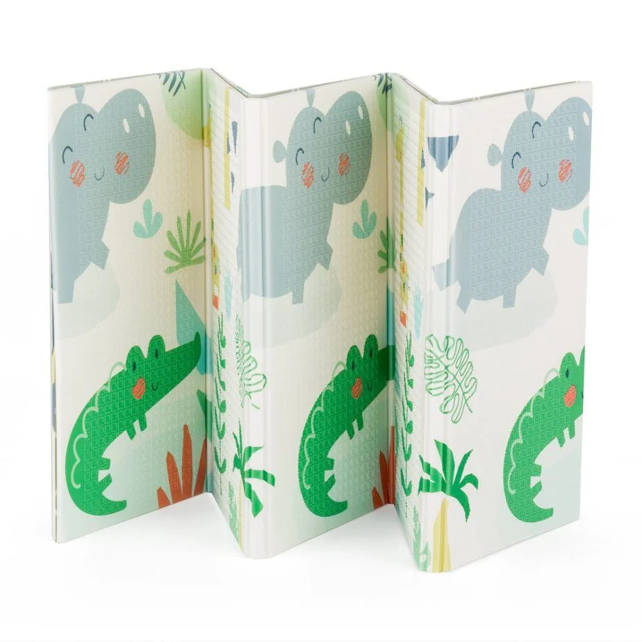 Складной игровой коврик 2 в 1 Petite&Mars Campy Jungle&Hexagon foto