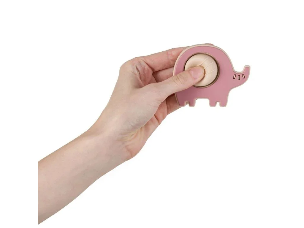Силиконовый прорезыватель Petite&Mars Pop Up Fish Edwin Dusty Rose (6+ мес.) foto