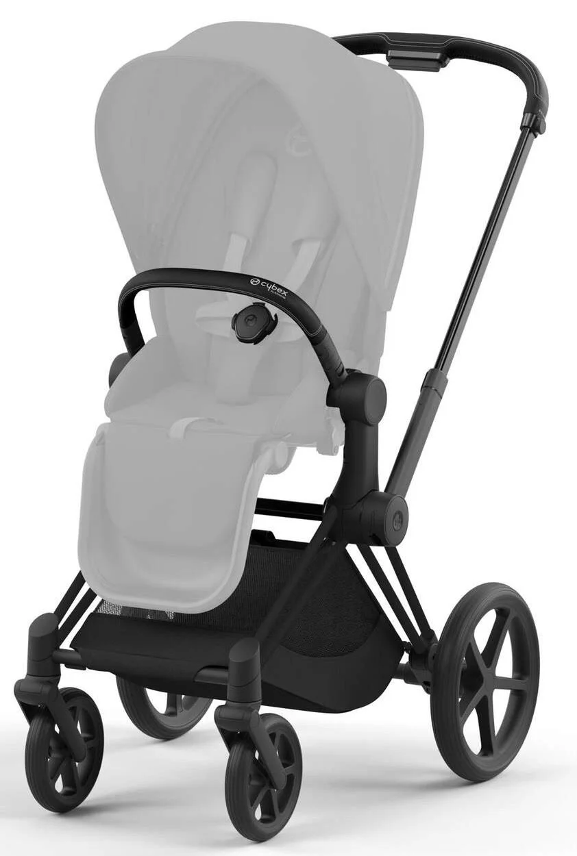 Cadru pentru carucior Cybex Priam Platinum Matt Black Chrome foto