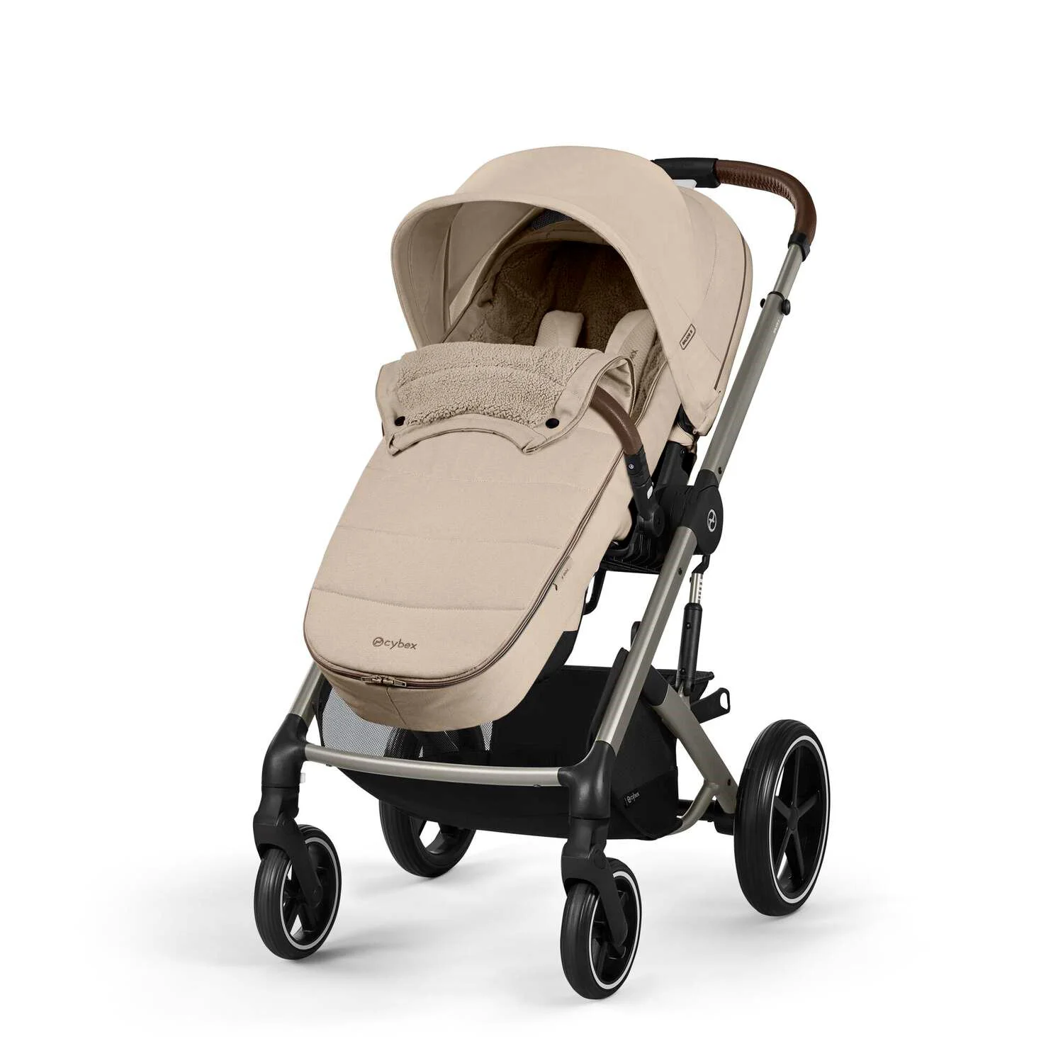Husa de iarna pentru carucior Cybex Gold Beige foto