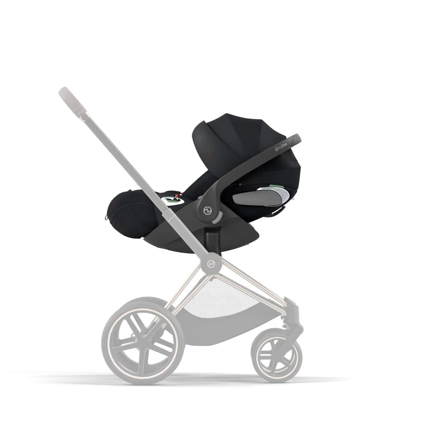 Автолюлька i-Size Cybex Cloud T i-Size Plus Sepia Black, 45-87 см foto