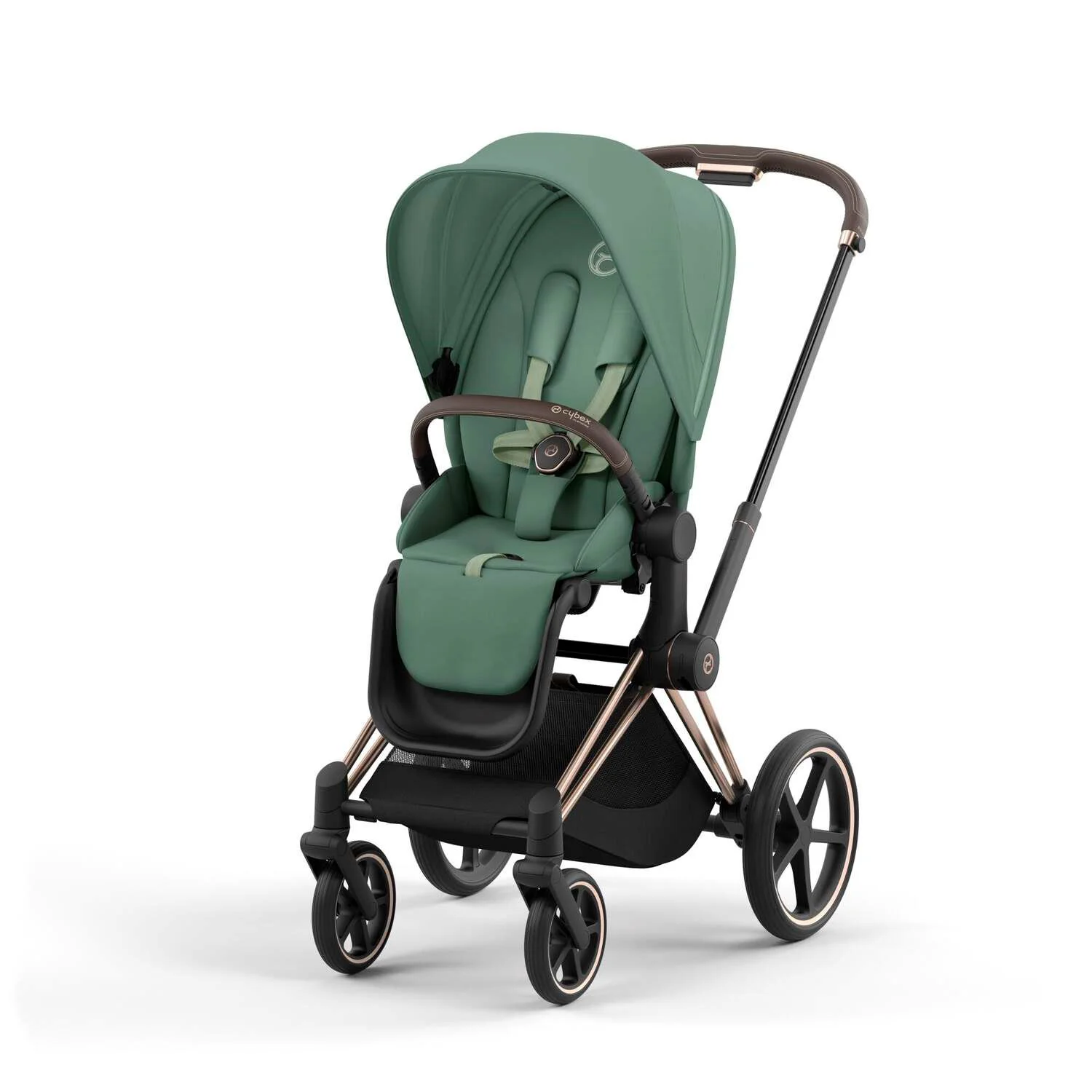 Set textil pentru carucior Cybex Priam Leaf Green foto