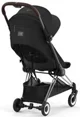 Carucior Cybex Coya Chrome Dark Brown Sepia Black Black foto