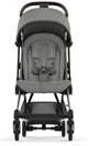 Carucior Cybex Coya Chrome Dark Brown Mirage Grey Dark Grey foto