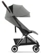 Carucior Cybex Coya Chrome Dark Brown Mirage Grey Dark Grey foto
