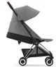 Carucior Cybex Coya Chrome Dark Brown Mirage Grey Dark Grey foto