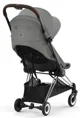 Carucior Cybex Coya Chrome Dark Brown Mirage Grey Dark Grey foto
