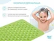 Коврик противоскользящий резиновый для ванной с отверстиями White Roxy Kids, 35x76 см foto