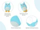 Burete-manusa de baie Roxy Kids Baby Owl foto