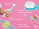 Набор зубных щёток Roxy Kids Smiley Pink&Blue, 2 шт. foto