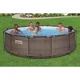 Бассейн Bestway STEEL PRO MAX Rattan, 366x100 см, 9150 л, металлический каркас foto