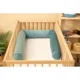 Мягкий боковой бортик для детской кроватки Caretero Emerald, 200x15 см foto