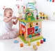 Cub Montessori din lemn Hape Aventuri in Safari foto