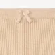 Orchestra Colanti din tricot reiat cu fundita pentru fete Heather Beige foto