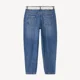 Orchestra Blugi din denim de tip mom fit cu esarfa decorativa pentru fete foto