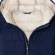Orchestra Лёгкая стёганая куртка с капюшоном для мальчиков Navy Blue foto