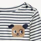 Orchestra Tricou cu maneci lungi in dungi pentru baietei Catel foto