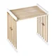 Детская кроватка Eucalyptus Napoli Plus Universal на колёсах Белый+Натуральный foto