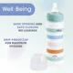 Biberon anti-colici Chicco Well Being Orange, flux rapid (4+ luni), 330 ml foto