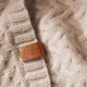 Patura din lana merinos BabyOno Light Beige foto