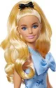 Papusa Barbie "Fashionista in rochie cu funda albastra" foto