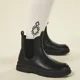 Botine pentru fete Saxo Blues cu fermoar efect piele foto