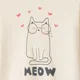 Orchestra Футболка для девочек с длинным рукавом Meow foto