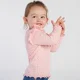 Orchestra Tricou pentru fetite cu maneca lunga riflat cu inimioare Roz foto