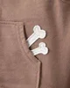 Carter's Set 3 piese Brown Stripe Dog - vesta cu gluga, pantaloni si body foto