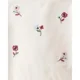 Carter's Set 2 piese cu broderie Floral Pink - body si pantaloni foto