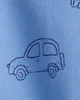 Carter's Set 2 piese Blue Car Little Brother - pantaloni si body foto