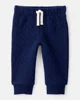 Carter’s Комплект 2 в 1 Navy Stripe - штаны и боди с капюшоном foto