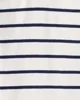 Carter’s Комплект 2 в 1 Navy Stripe - штаны и боди с капюшоном foto