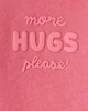 Carter's Hanorac More Hugs Please Pink foto