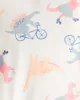 Carter's Комплект из 2 пижам хлопковых Blue-Pink Dinosaur foto