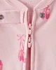 Carter's Pijama din bumbac cu botosei Pink Ballet foto