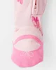 Carter's Pijama din bumbac cu botosei Pink Ballet foto