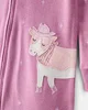 Carter's Pijama din bumbac cu botosei Mauve Cowgirl Cow foto