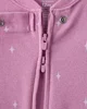 Carter's Pijama din bumbac cu botosei Mauve Cowgirl Cow foto
