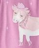 Carter's Pijama din bumbac cu botosei Mauve Cowgirl Cow foto