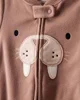 Carter’s Пижама из флиса с носочками Brown Walrus foto