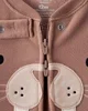 Carter’s Пижама из флиса с носочками Brown Walrus foto